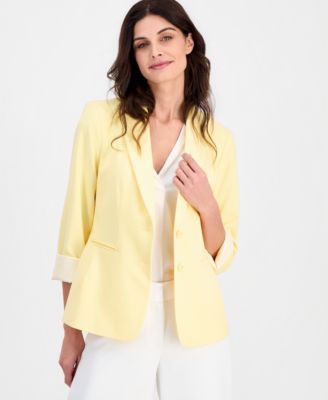 Tahari ASL - Women's Two-Button Peak-Lapel Jacket