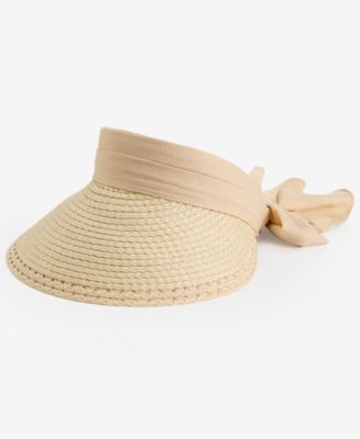 I.N.C. International Concepts - Tie Back Straw Visor