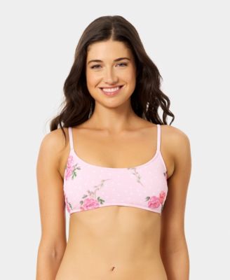 California Waves - Women's Solid Scoop Neck Swim Bralette