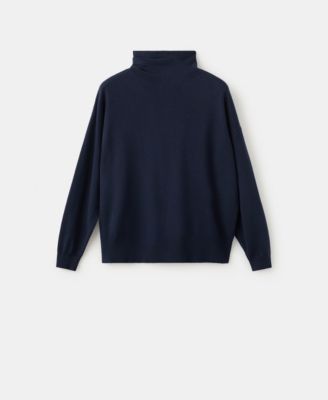 MANGO - Women's Draped Turtleneck Sweater