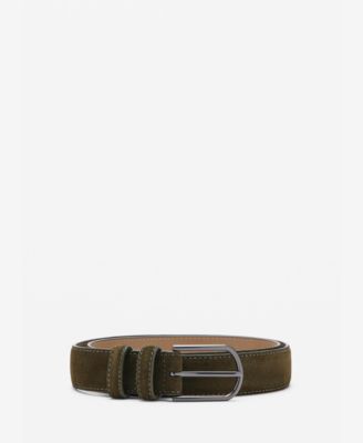 MANGO - Men's Suede Leather Belt