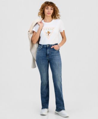 GUESS - Women's High-Rise Bootcut Jeans