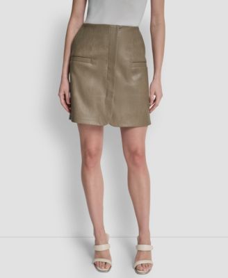 DKNY - Women's Zipper Back Mini Skirt