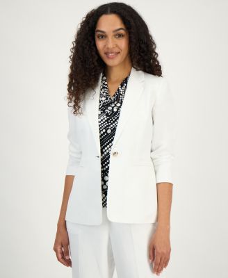 Kasper - Petite Welt Pockets Notch Collared Jacket