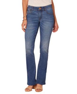 Democracy - Petite "Ab"solution Luxe Touch Itty Bitty Bootcut Jeans