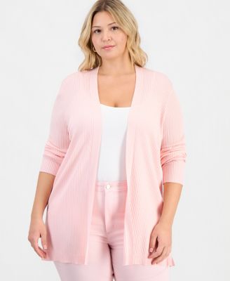 Jones New York - Plus Size Sutton Open-Front Cardigan