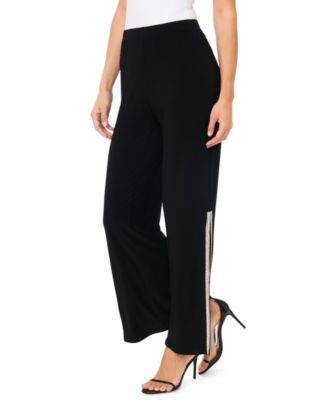 MSK - Women's Imitation Pearl Pull-On Pants