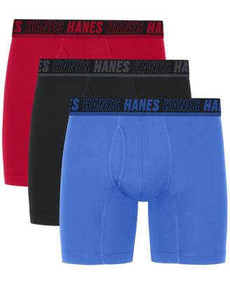 Hanes - Men's Moves XTEMP Performance Boxer Briefs, 3-Pack