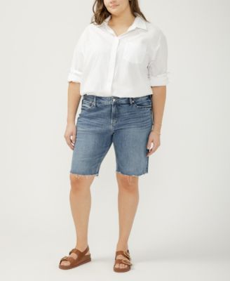 Silver Jeans Co. - Plus Size Elyse Bermuda Shorts
