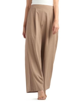 BCX - Women's Suiting Wide-Leg Pull-On Pants