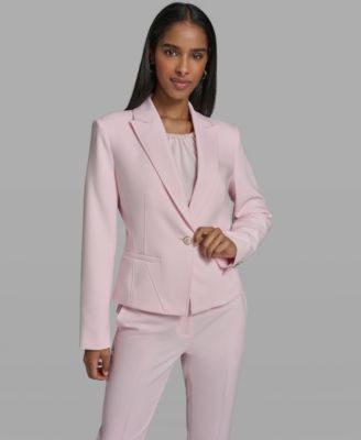 KARL LAGERFELD PARIS - Women's Collared Woven Jacket