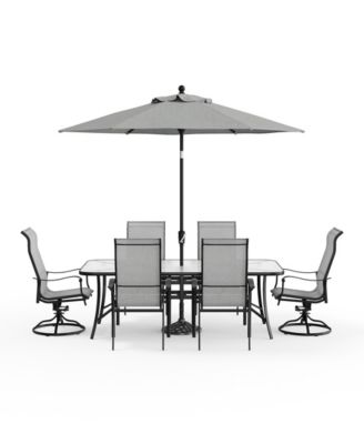 Oasis 7-Pc. Outdoor Dining Set, Macy's Exclusive image