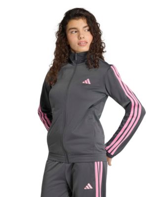 adidas - Women's Long-Sleeve Zipper Collared Jacket