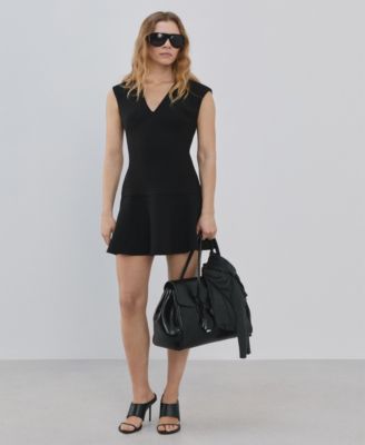 MANGO - Women's Short Flared Dress