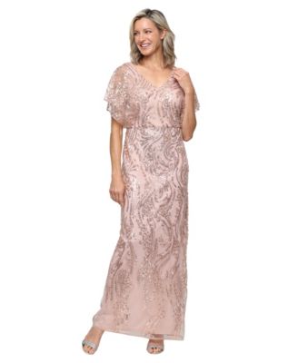 Alex Evenings - Women's Sequin Column Zipper Gown