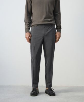 MANGO - Men's Slim-Fit Cropped Pants