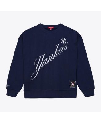 Mitchell & Ness - Women's Navy New York Yankees Script Sweatshirt