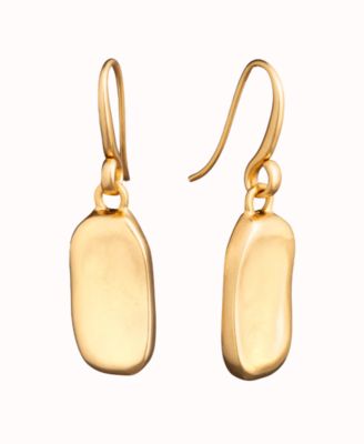 Donna Karan - Gold-Tone Pebble Drop Earrings