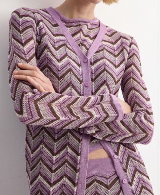 MANGO - Women's Knit Long Cardigan