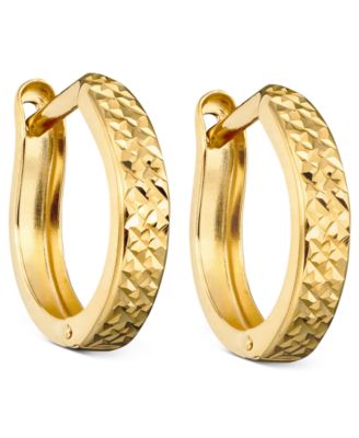 Macy's - 10k Gold Hoop Earrings