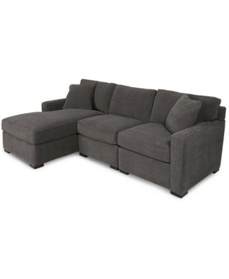 Furniture - Radley 3-Piece Fabric Modular Sectional Sofa