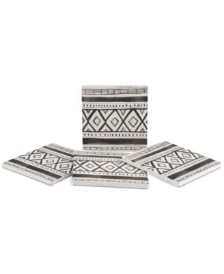 Tribal Echo III 4-Pc. Coaster Set image