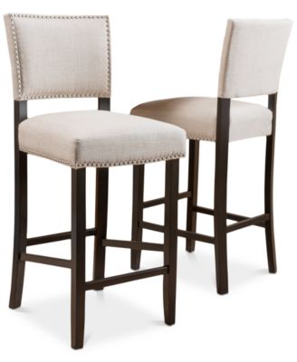 Noble House - Garven Bar Stool (Set Of 2), Quick Ship