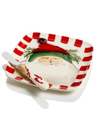 Old St. Nick 2-Pc. Square Plate Set With Spreader image