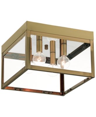 Livex - Nyack 4-Light Flush Mount