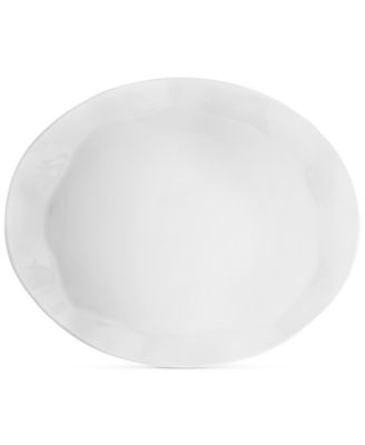 Q Squared - Ruffle Melamine 21" x 17" Turkey Platter