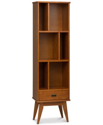 Simpli Home - Ednie Bookcase, Quick Ship