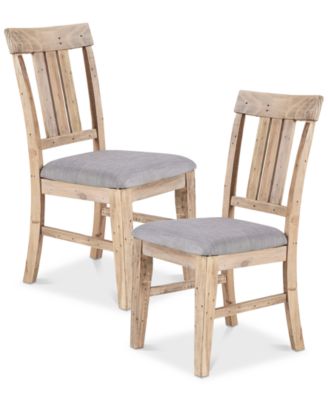 INK+IVY - Sonoma 20"W Wooden Dining Side Chair, Set of 2