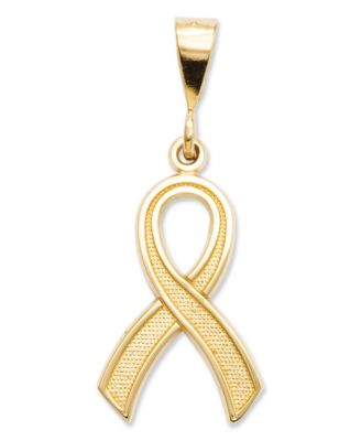 Macy's - 14k Gold Charm, Awareness Charm