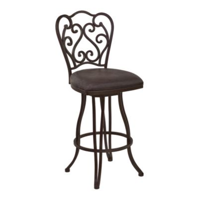 Armen Living - Celeste 26" Swivel Counter Stool, Quick Ship