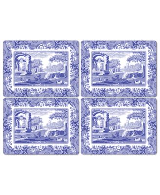 Spode - Set of 4 Blue Italian Placemats