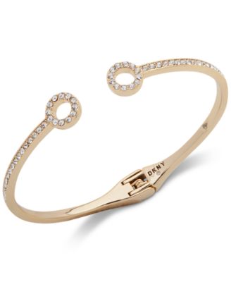 DKNY - Pav&eacute; Circle Cuff Bracelet