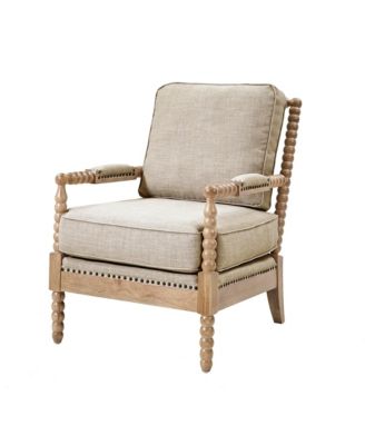 Harbor House - Madison Park Donohue Turned Wood Frame Armchair
