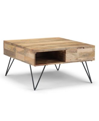 Simpli Home - Hunter Coffee Table, Quick Ship