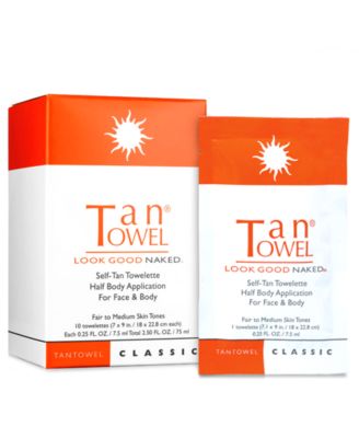 TanTowel - Tan Towel Half Body Classic, 10 Pack