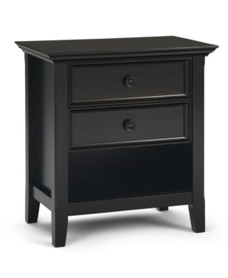 Simpli Home - Amherst Bed Table, Quick Ship