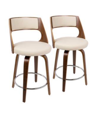 Lumisource - Cecina 24" Counter Stool, Quick Ship (Set of 2)