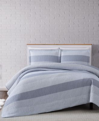 Truly Soft - Multi Stripe Quilt Set