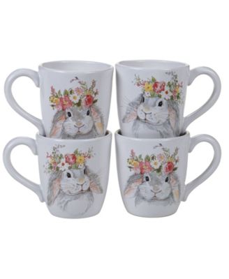 Certified International - Sweet Bunny 4pc Mug asst.