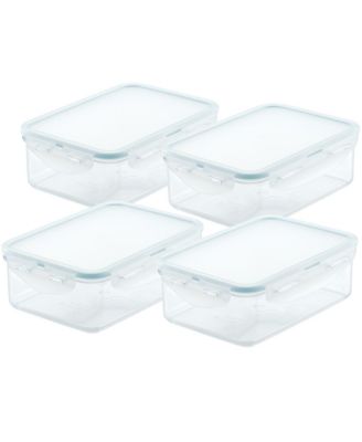Lock n Lock - Purely Better 8-Pc. Rectangular Food Storage Containers, 25-Oz.