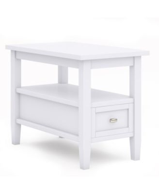 Simpli Home - Warm Shaker Narrow Side Table