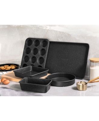 Granite Stone Diamond - Pro 0.8MM Gauge Nonstick 5-Pc. Bakeware Set
