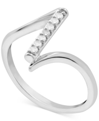 Macy's - Diamond Statement Ring (1/10 ct. t.w.) in Sterling Silver