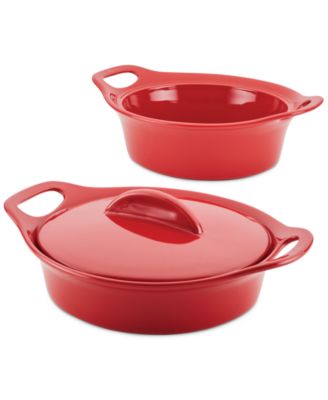 Rachael Ray - 3-Pc. Ceramic Casserole Bakers Set