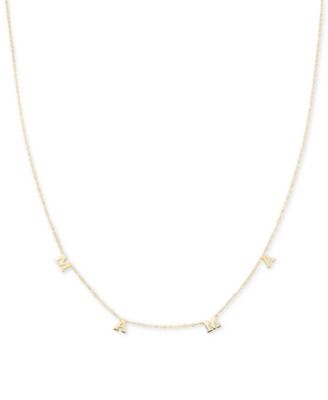 Macy's - Polished MAMA 18" Statement Necklace in 10k Gold