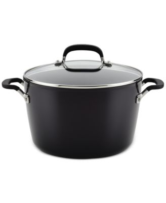 KitchenAid - 8-Qt. Hard-Anodized Nonstick Stockpot & Lid